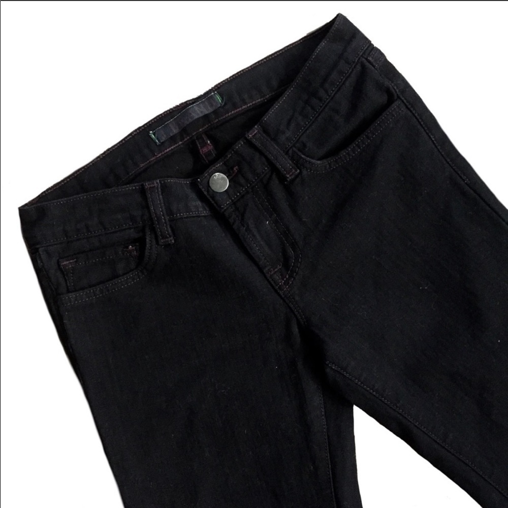 J BRAND Black Low-rise Skinny Jeans